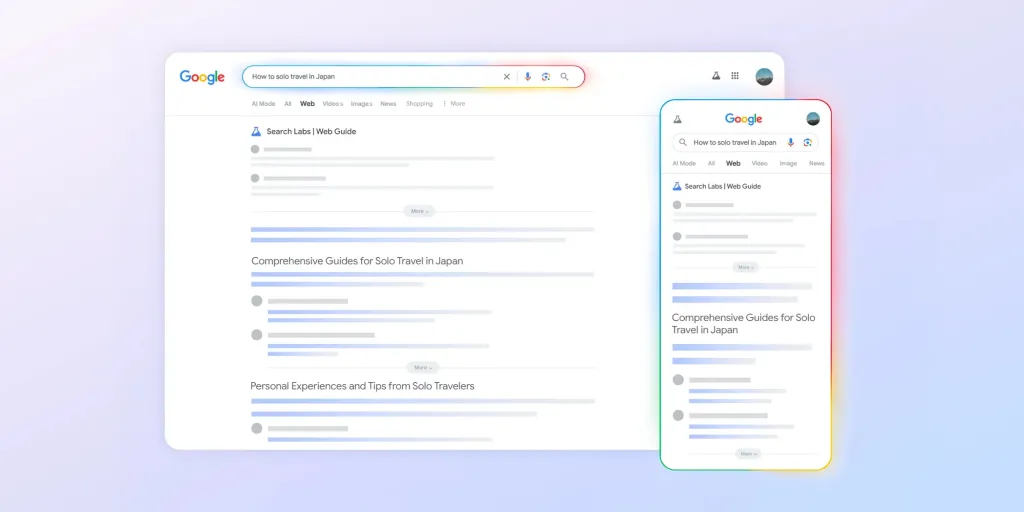 Google revoluciona las búsquedas con Web Guide: la nueva función de IA que organiza los resultados de forma inteligente